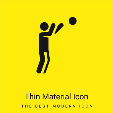 Basketbolcu Asgari sarı malzeme simgesi