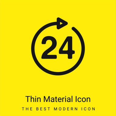 24 Saat İmzala En az sarı madde simgesi