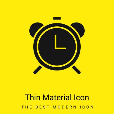 Alarm saatleri en az sarı malzeme simgesi