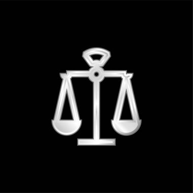 Gümüş kaplama metalik simge