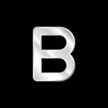 Beta gümüş kaplama metalik simge