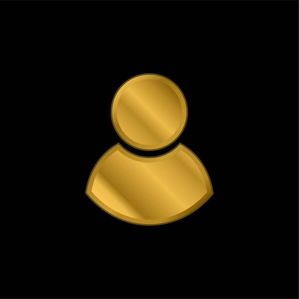 Черно-желтый металлический значок или вектор логотипа