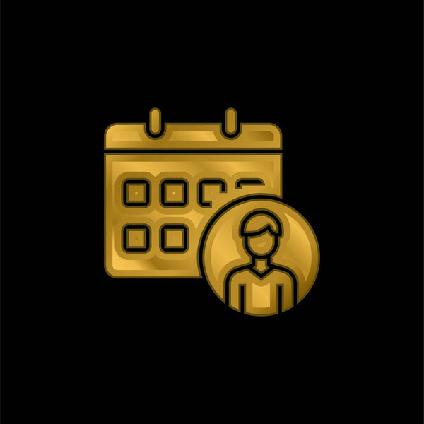 Назначение позолоченная икона или вектор логотипа