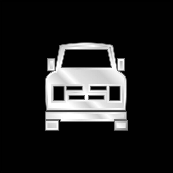 Покрытый серебром рельеф