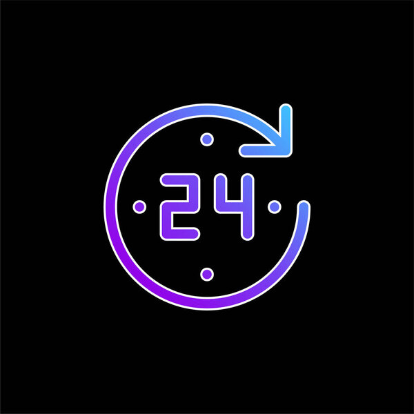 Значок вектора синего градиента