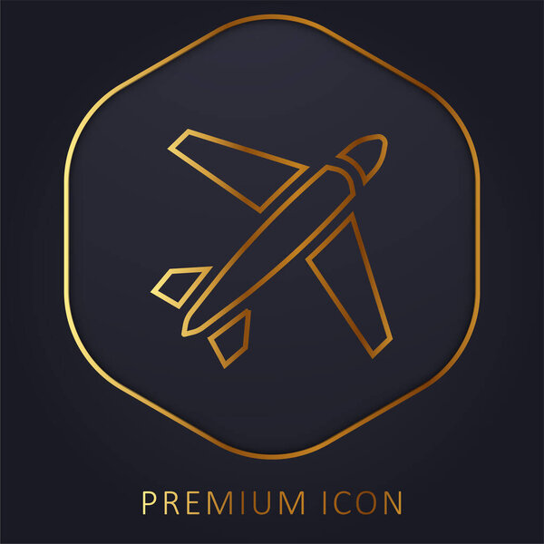 Логотип или иконка золотой линии