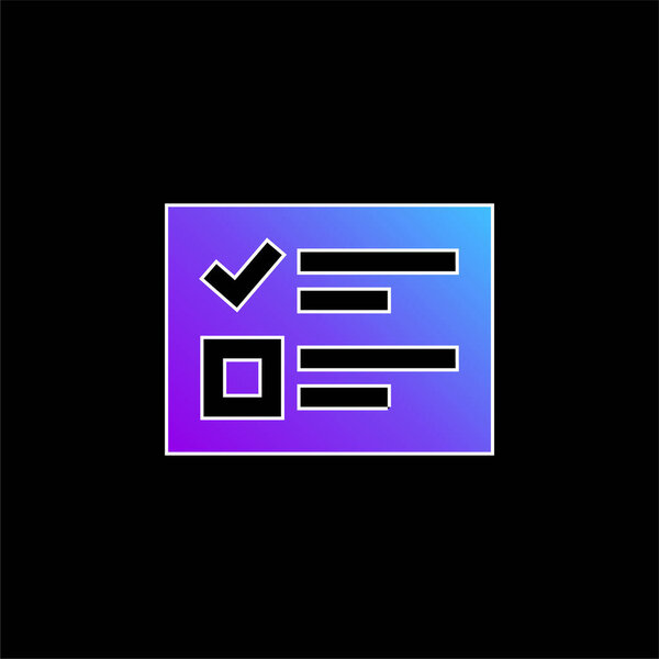 Значок голубого градиента