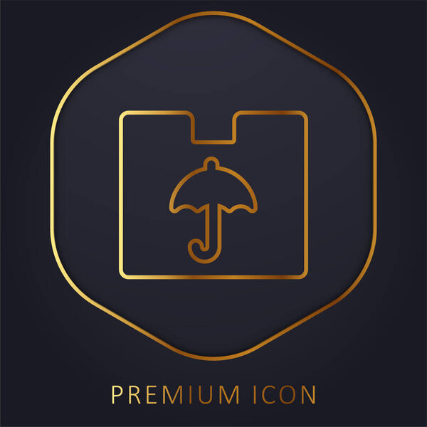 Логотип или иконка золотой линии