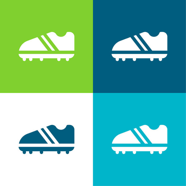 Сапоги Плоские четыре цвета минимальный набор значков