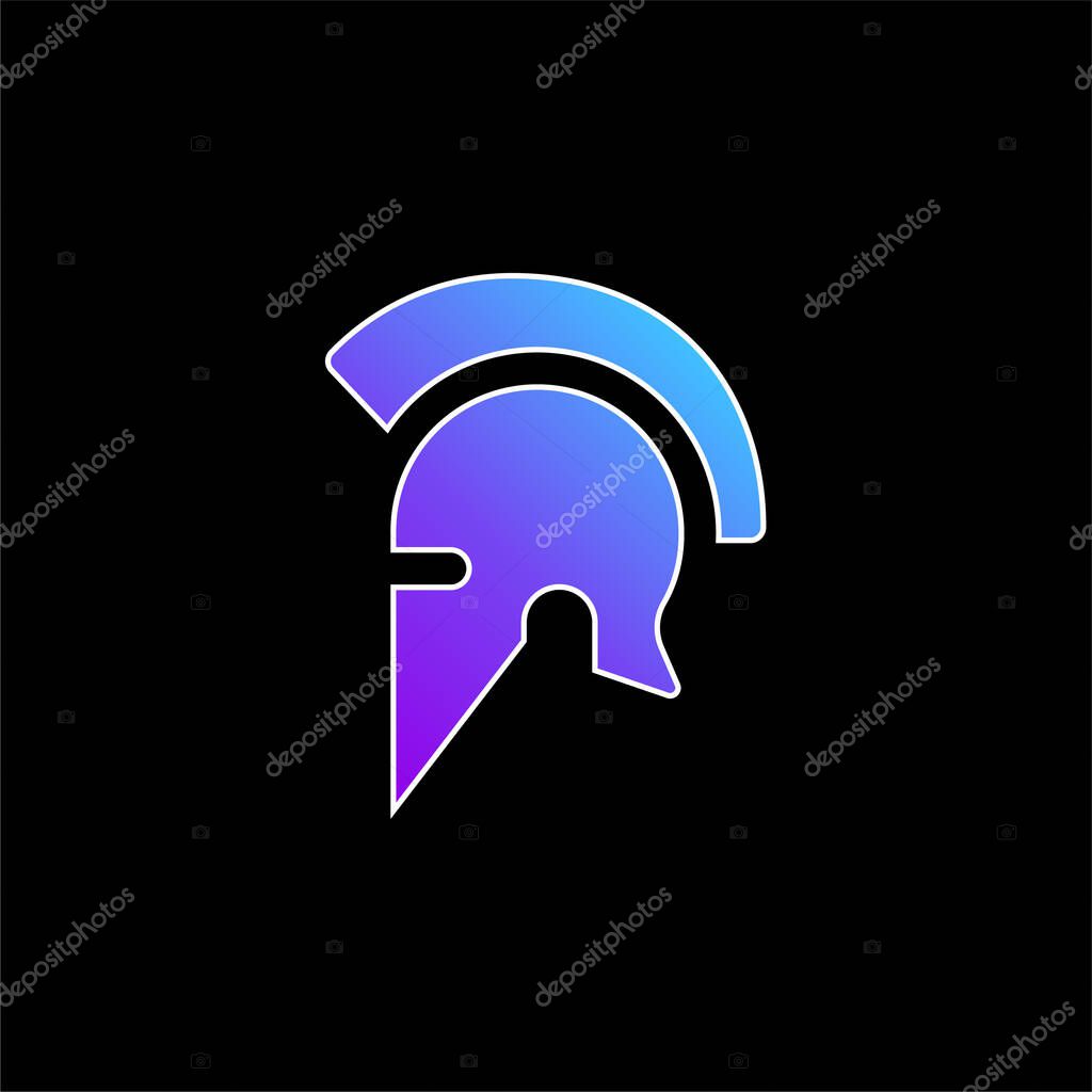 Ares blue gradient vector icon
