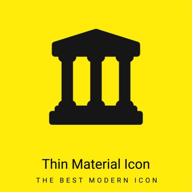 Banka Sembolü Asgari Parlak Sarı malzeme simgesi