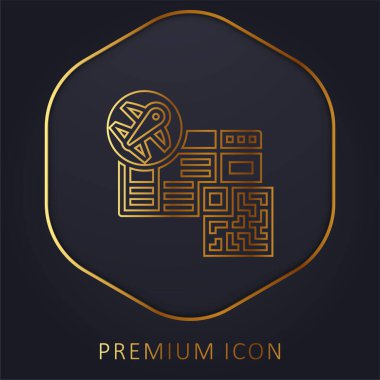 Biniş Kartı Altın Hat prim logosu veya simgesi