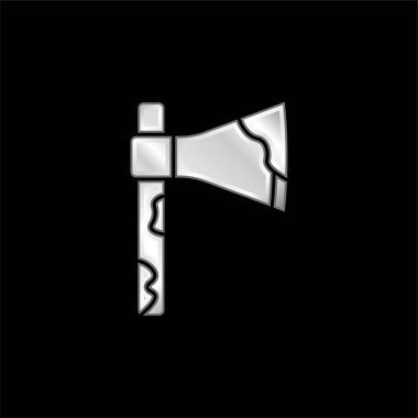 Balta gümüş kaplama metalik simge