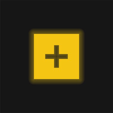 Parlak sarı neon simgesi ekle