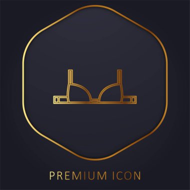 Sütyen Altın Çizgi prim logosu veya simgesi