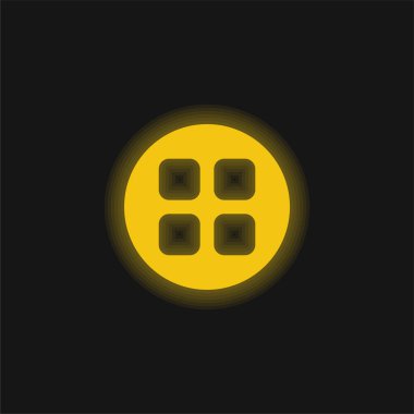 Parlak sarı neon simgesini uygular