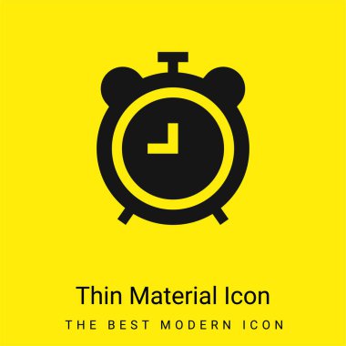 Alarm en düşük düzeyde parlak sarı madde simgesi