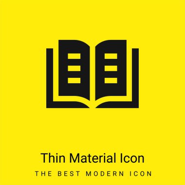 Kitap en az parlak sarı malzeme simgesi