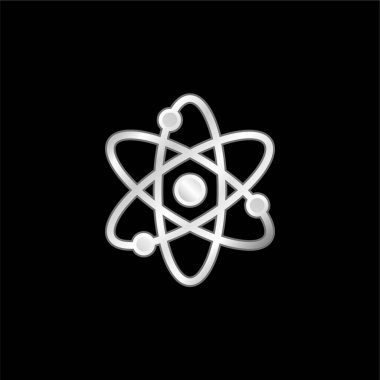 Atomik gümüş kaplama metalik simge