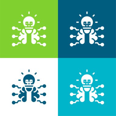 Beyin Düzlüğü 4 renk en küçük simge kümesi