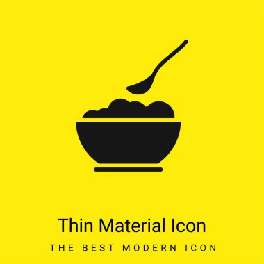 Bebek maması en az parlak sarı madde simgesi