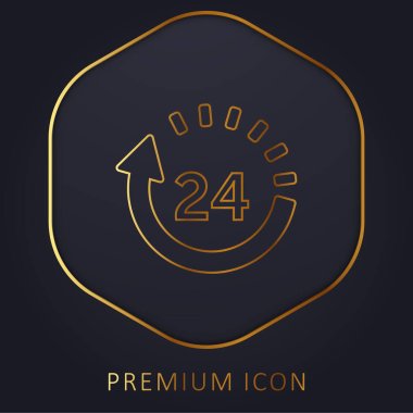 24 Saat Teslimat Altın Hat prim logosu veya simgesi