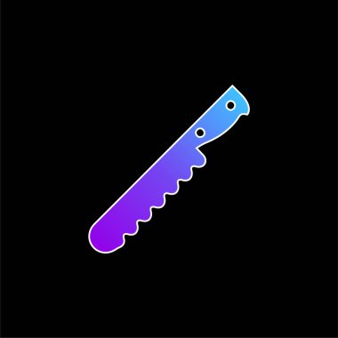 Ekmek mavisi gradyan vektör simgesi