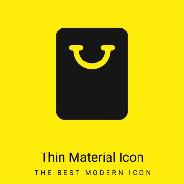 Çanta en az sarı madde simgesi