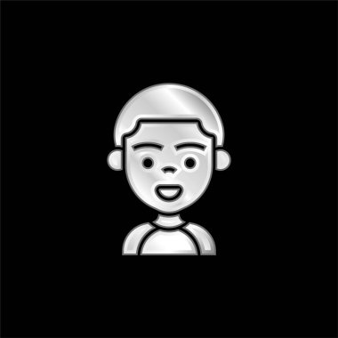 Gümüş kaplama metalik simge