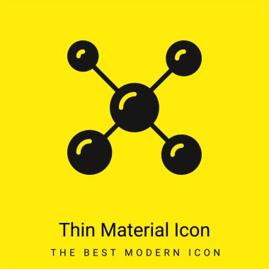 Atomlar en az parlak sarı madde simgesi