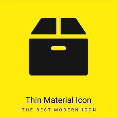 Kutu en az parlak sarı malzeme simgesi