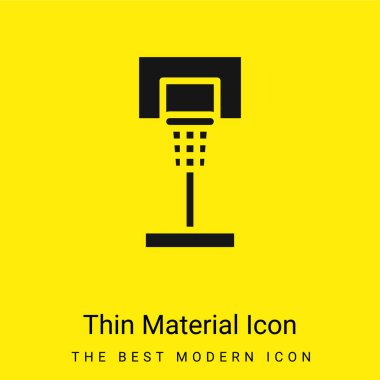 Basketbol minimum sarı malzeme simgesi