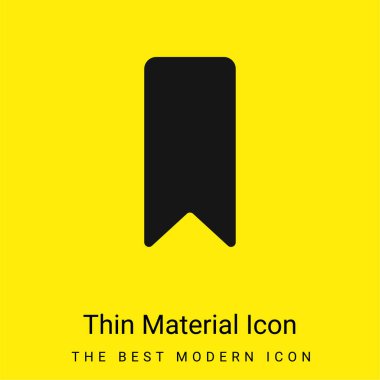 Yer imi en az parlak sarı madde simgesi