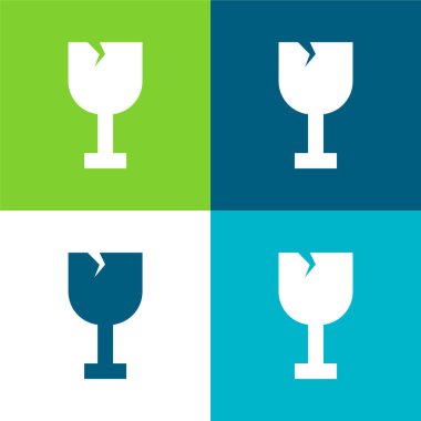 Kırılabilir Düz Düz Renk en az simge kümesi