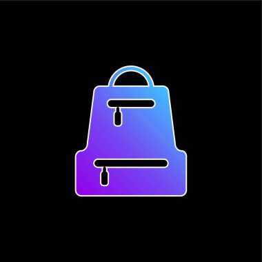 Çanta Mavi Gradyan vektör simgesini paketle