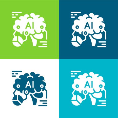 Analitik Düz Düz Renk en az simge kümesi