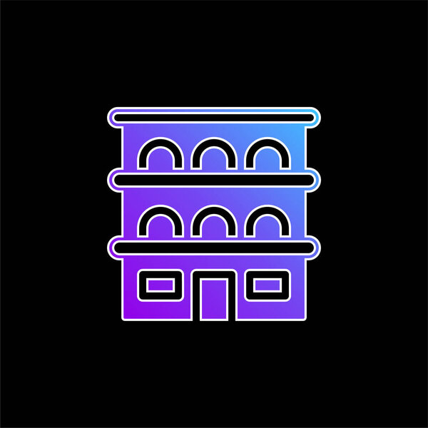 Символ голубого градиента