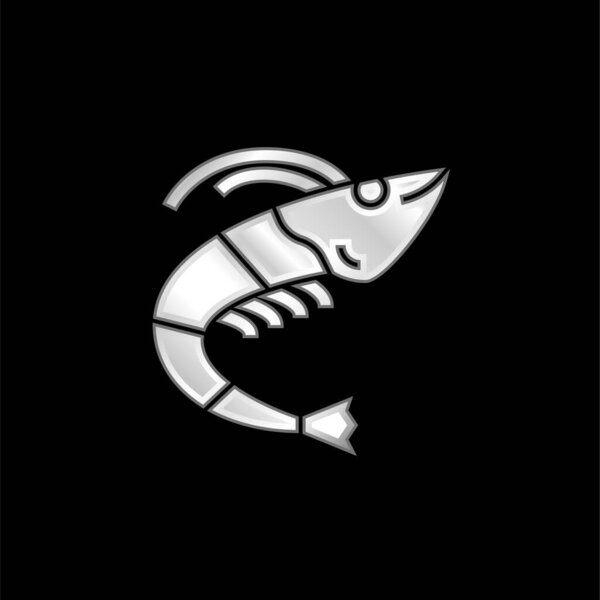 Animal silver plated metallic icon