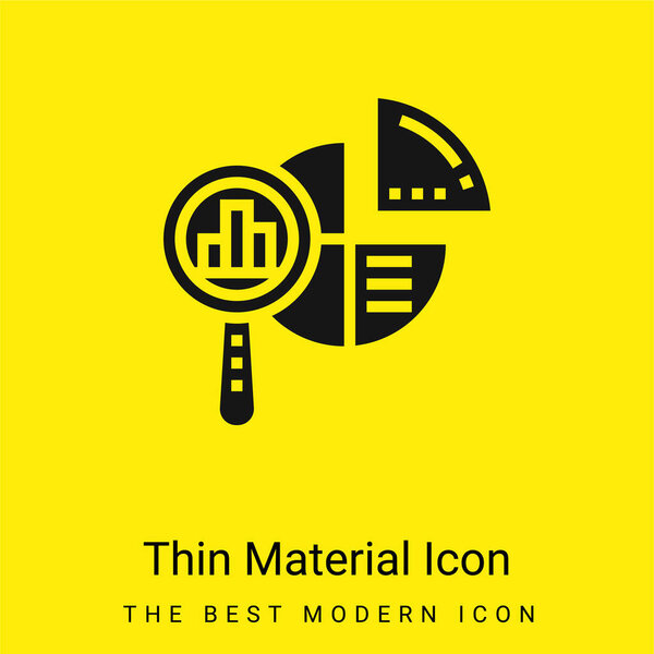 Учет минимального ярко-желтого материала значок