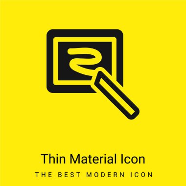 Asgari parlak sarı malzeme simgesine sahip karatahta