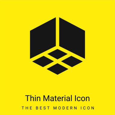 3D minimal parlak madde simgesi