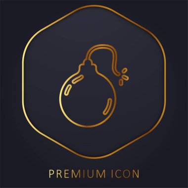 Bomba hattı premium logosu veya simgesi