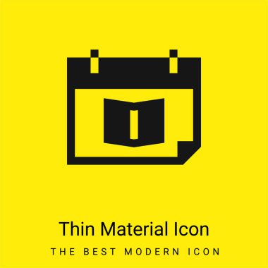 Randevu Defteri en az sarı malzeme simgesi