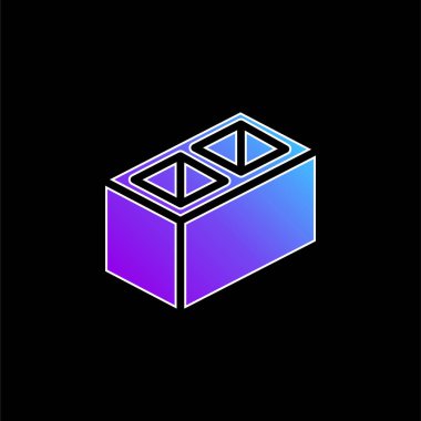 Mavi gradyan vektör simgesini engelle