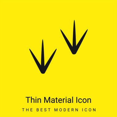 Kuş minimal parlak madde simgesi