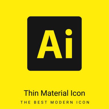 Adobe Illustrator en az parlak sarı madde simgesi