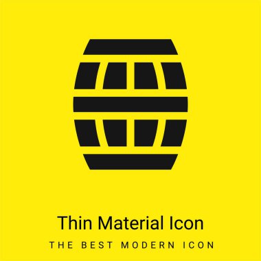 Fıçı en az sarı madde simgesi