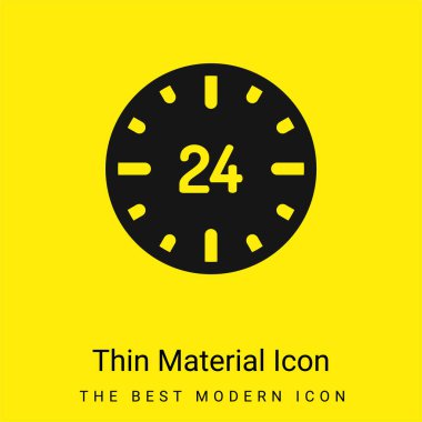 24 Saat Minimum Parlak Sarı Madde simgesi