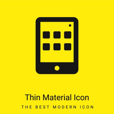 Uygulama en az sarı malzeme simgesi