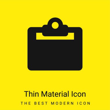 Rozet en az parlak sarı madde simgesi